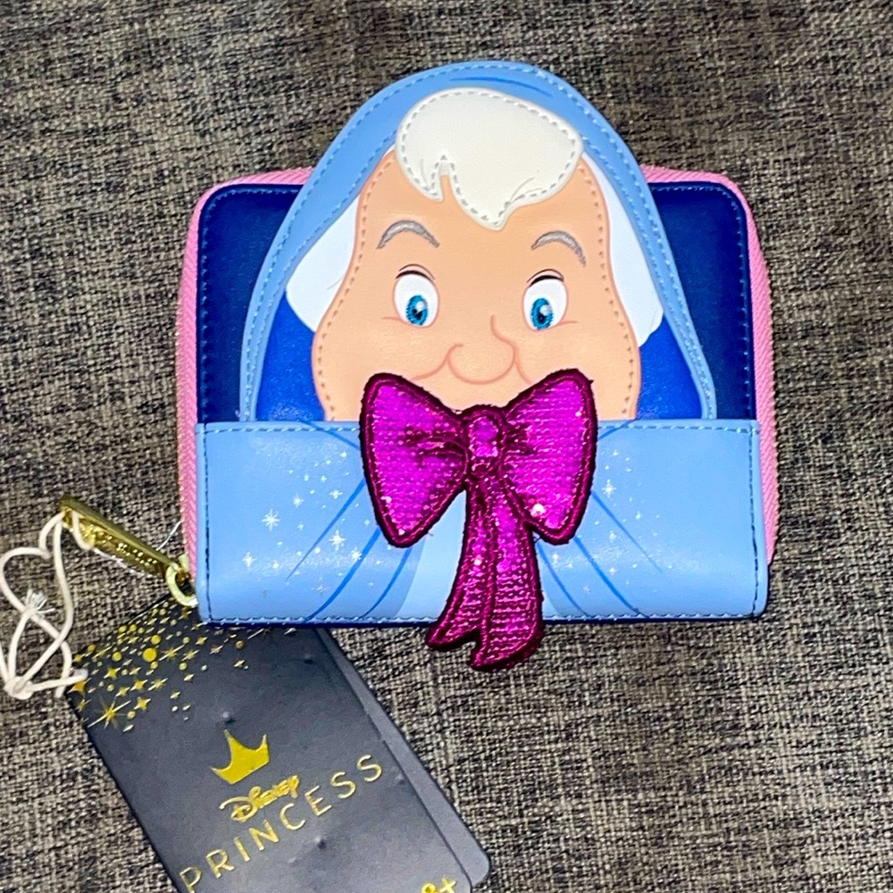 Loungefly Fairy Godmother Sequin wallet